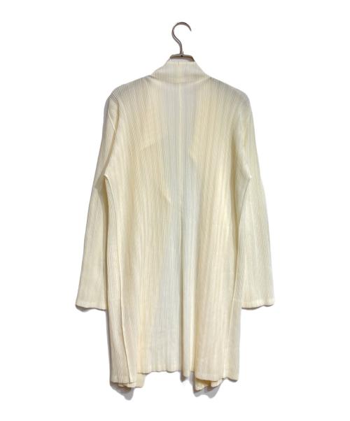 PLEATS PLEASE（プリーツプリーズ）PLEATS PLEASE (プリーツプリーズ) プリーツカーディガン/Pleated Cardigan イエロー サイズ:3の古着・服飾アイテム