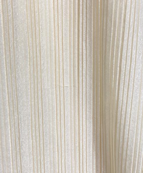 PLEATS PLEASE（プリーツプリーズ）PLEATS PLEASE (プリーツプリーズ) プリーツカーディガン/Pleated Cardigan イエロー サイズ:3の古着・服飾アイテム