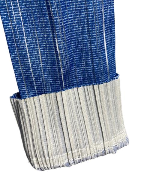 PLEATS PLEASE（プリーツプリーズ）PLEATS PLEASE (プリーツプリーズ) プリーツワンピース/Pleated dress ブルー サイズ:3の古着・服飾アイテム