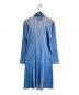 PLEATS PLEASE (プリーツプリーズ) プリーツワンピース/Pleated dress ブルー サイズ:3：30000円