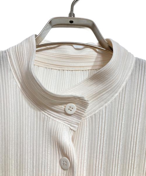 PLEATS PLEASE（プリーツプリーズ）PLEATS PLEASE (プリーツプリーズ) プリーツシャツ/Pleated shirts ホワイト サイズ:3の古着・服飾アイテム