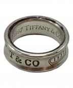 TIFFANY & Co.ティファニー）の古着「1837ナローリング/1837 Narrow Ring」｜シルバー