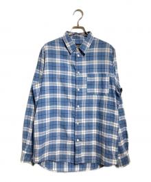 A.P.C.（アーペーセー）の古着「チェックシャツ」｜ブルー