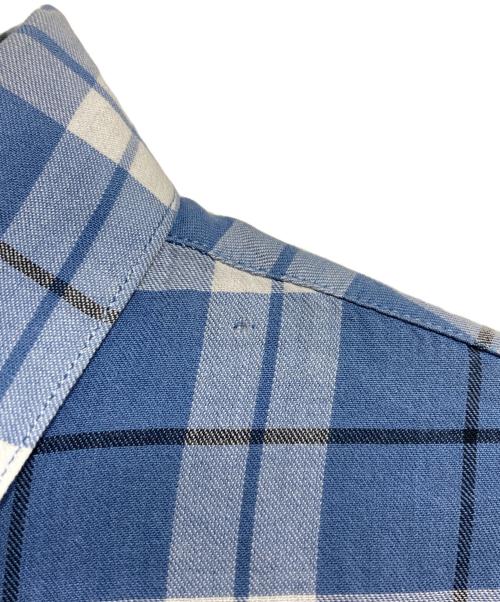 A.P.C.（アーペーセー）A.P.C. (アーペーセー) チェックシャツ ブルー サイズ:Ｍの古着・服飾アイテム