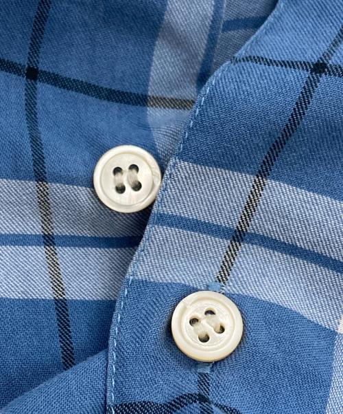 A.P.C.（アーペーセー）A.P.C. (アーペーセー) チェックシャツ ブルー サイズ:Ｍの古着・服飾アイテム