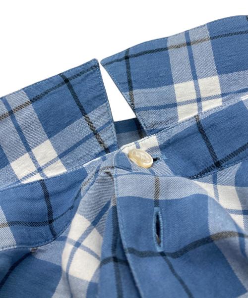 A.P.C.（アーペーセー）A.P.C. (アーペーセー) チェックシャツ ブルー サイズ:Ｍの古着・服飾アイテム