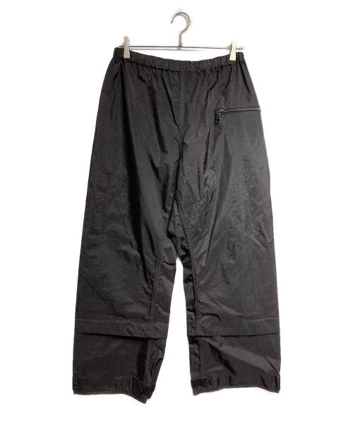 MARC LE BIHAN（マルク ル ビアン）MARC LE BIHAN (マルク ル ビアン) ナイロンワイドパンツ/Wide-leg nylon pants ブラック サイズ:－の古着・服飾アイテム