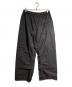 MARC LE BIHAN（マルク ル ビアン）の古着「ナイロンワイドパンツ/Wide-leg nylon pants」｜ブラック