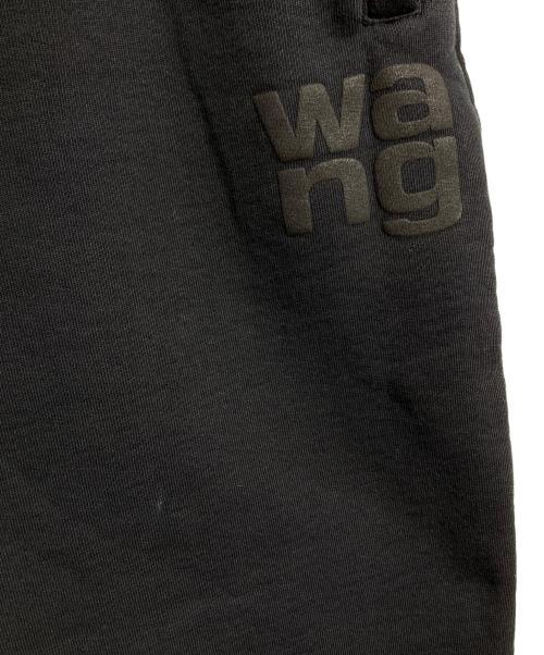 ALEXANDER WANG.T（アレキサンダーワンティー）ALEXANDER WANG.T (アレキサンダーワンティー) エンボスロゴスウェットパンツ/Embossed Logo Sweatpants ブラック サイズ:XSの古着・服飾アイテム