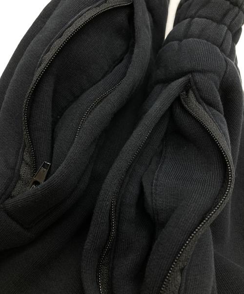 ALEXANDER WANG.T（アレキサンダーワンティー）ALEXANDER WANG.T (アレキサンダーワンティー) エンボスロゴスウェットパンツ/Embossed Logo Sweatpants ブラック サイズ:XSの古着・服飾アイテム