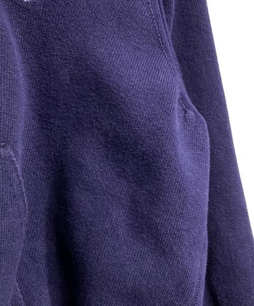 MARC JACOBS（マークジェイコブス）MARC JACOBS (マークジェイコブス) ニットクロップドジップパーカー/Knitted Cropped Zip-Up Hoodie ネイビー サイズ:Lの古着・服飾アイテム