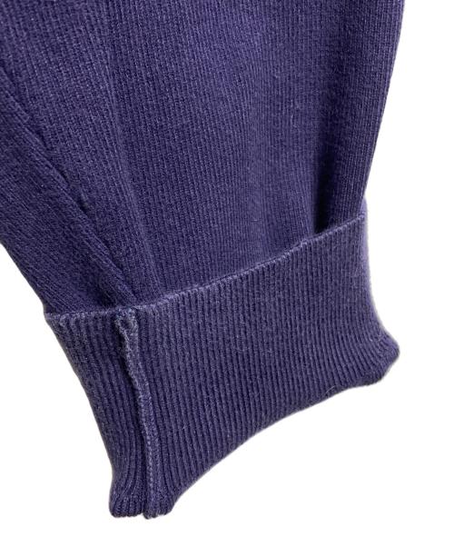 MARC JACOBS（マークジェイコブス）MARC JACOBS (マークジェイコブス) ニットクロップドジップパーカー/Knitted Cropped Zip-Up Hoodie ネイビー サイズ:Lの古着・服飾アイテム