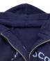 中古・古着 MARC JACOBS (マークジェイコブス) ニットクロップドジップパーカー/Knitted Cropped Zip-Up Hoodie ネイビー サイズ:L：17000円