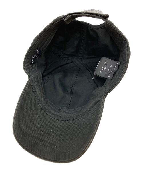 BALENCIAGA（バレンシアガ）BALENCIAGA (バレンシアガ) ベースボールキャップキャップ / Baseball cap ブラックの古着・服飾アイテム