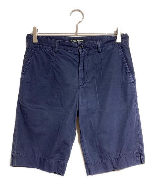 DOLCE & GABBANA（ドルチェ＆ガッバーナ）DOLCE & GABBANA (ドルチェ＆ガッバーナ) ハーフパンツ ネイビー サイズ:44の古着・服飾アイテム