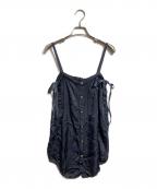 MM6 Maison Margielaエムエムシックスメゾンマルジェラ）の古着「キャミソール/Camisole」｜ブラック