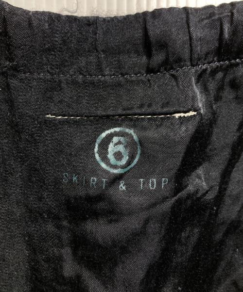 MM6 Maison Margiela（エムエムシックスメゾンマルジェラ）MM6 Maison Margiela (エムエムシックスメゾンマルジェラ) キャミソール/Camisole ブラック サイズ:40の古着・服飾アイテム