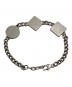 EMPORIO ARMANI (エンポリオアルマーニ) ロゴチャームブレスレット/Logo charm bracelet シルバー サイズ:不明：9000円