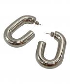 PACO RABANNEパコラバンヌ）の古着「XL リンク フープピアス/XL Link Hoop Earrings」｜シルバー