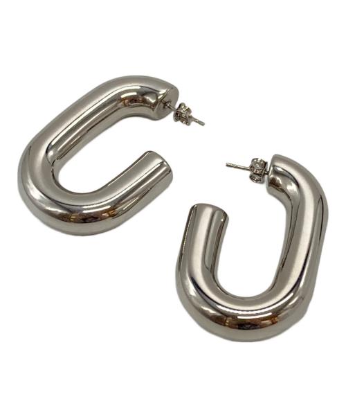 PACO RABANNE（パコラバンヌ）PACO RABANNE (パコラバンヌ) XL リンク フープピアス/XL Link Hoop Earrings シルバー サイズ:不明の古着・服飾アイテム