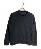 STONE ISLANDストーンアイランド）の古着「WAPPEN PATCH CREW-NECK SWEATSHIRT」｜ネイビー