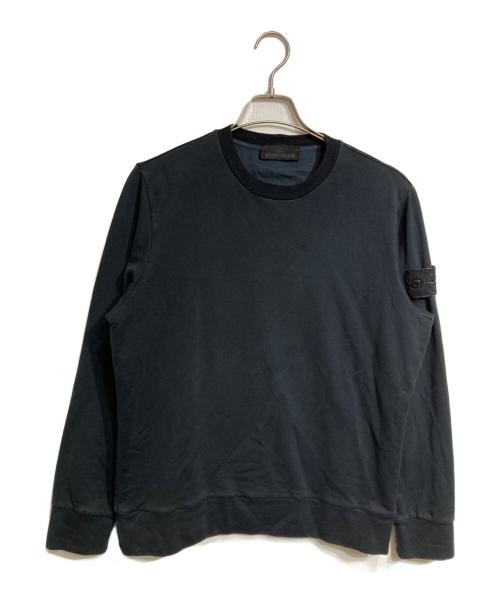 STONE ISLAND（ストーンアイランド）STONE ISLAND (ストーンアイランド) WAPPEN PATCH CREW-NECK SWEATSHIRT ネイビー サイズ:Sの古着・服飾アイテム