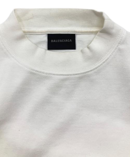 BALENCIAGA（バレンシアガ）BALENCIAGA (バレンシアガ) Back Flip Logo Tee/バックフリップロゴティ― ホワイト サイズ:1の古着・服飾アイテム