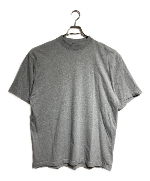 BALENCIAGA（バレンシアガ）BALENCIAGA (バレンシアガ) モックネックカットソー / Mock-neck cut-and-sew top グレー サイズ:Mの古着・服飾アイテム