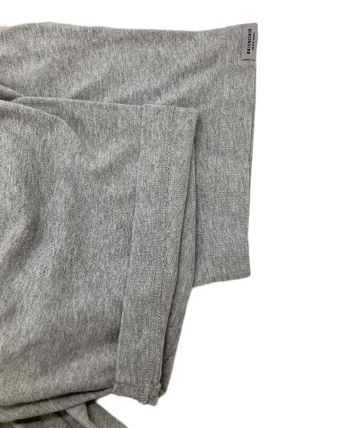 BALENCIAGA（バレンシアガ）BALENCIAGA (バレンシアガ) モックネックカットソー / Mock-neck cut-and-sew top グレー サイズ:Mの古着・服飾アイテム