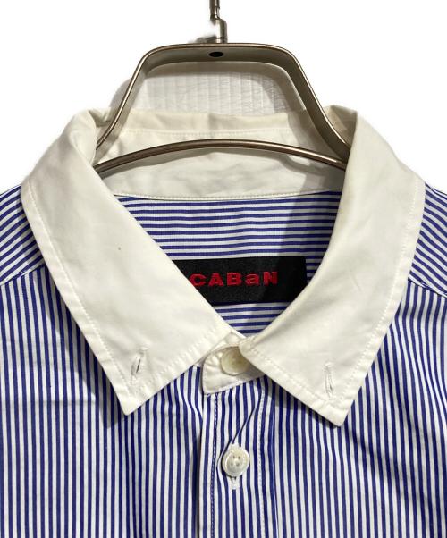 CABAN（キャバン）CABAN (キャバン) コットンタイプライター クロップドシャツ/Cotton Typewriter Cropped Shirt ブルー サイズ:Freeの古着・服飾アイテム