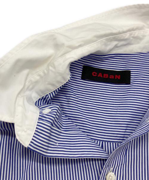 CABAN（キャバン）CABAN (キャバン) コットンタイプライター クロップドシャツ/Cotton Typewriter Cropped Shirt ブルー サイズ:Freeの古着・服飾アイテム