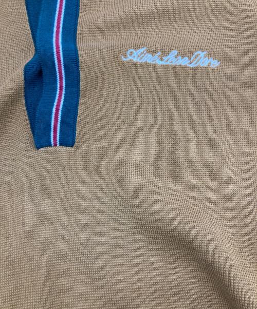 Aime Leon Dore（エメレオンドレ）Aime Leon Dore (エメレオンドレ) ニットポロシャツ ブラウン サイズ:XSの古着・服飾アイテム