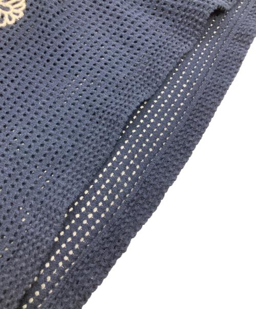 KITH（キス）KITH (キス) Julian Knit Jersey メッシュニット ネイビー サイズ:Mの古着・服飾アイテム