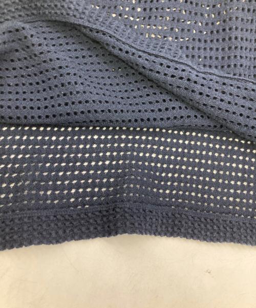 KITH（キス）KITH (キス) Julian Knit Jersey メッシュニット ネイビー サイズ:Mの古着・服飾アイテム