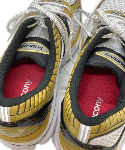 SAUCONY（サッカニー）SAUCONY (サッカニー) ProGrid Paramount/プログリッドパラマウント ホワイト×ゴールド サイズ:27㎝の古着・服飾アイテム