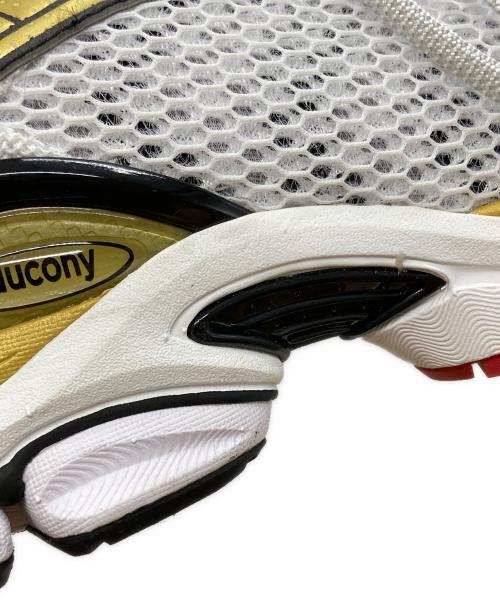 SAUCONY（サッカニー）SAUCONY (サッカニー) ProGrid Paramount/プログリッドパラマウント ホワイト×ゴールド サイズ:27㎝の古着・服飾アイテム