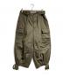 JOHN LAWRENCE SULLIVAN（ジョン ローレンス サリバン）の古着「ドローコードワイドカーゴパンツ/Drawcord wide cargo pants」｜オリーブ