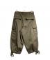 JOHN LAWRENCE SULLIVAN (ジョン ローレンス サリバン) ドローコードワイドカーゴパンツ/Drawcord wide cargo pants オリーブ サイズ:34：10000円
