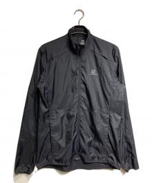 SALOMON（サロモン）の古着「AGILE WIND JACKET/アジャイル ウィンド ジャケット」｜ブラック