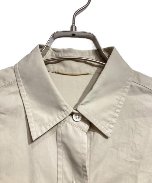 DEUXIEME CLASSE（ドゥーズィエム クラス）Deuxieme Classe (ドゥーズィエム クラス) New Linen ワイドシャツ/ Wide Shirt ベージュ サイズ:Freeの古着・服飾アイテム