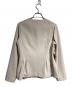 Demi-Luxe BEAMS (デミルクス ビームス) トリアセ ペプラムジャケット・パンツセットアップ/Triacetate Peplum Jacket & Pants Set ベージュ サイズ:36：10000円