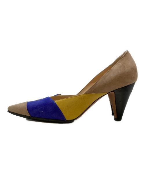 PELLICO（ペリーコ）PELLICO (ペリーコ) カラーブロックパンプス/Color-block pumps ベージュ サイズ:36の古着・服飾アイテム