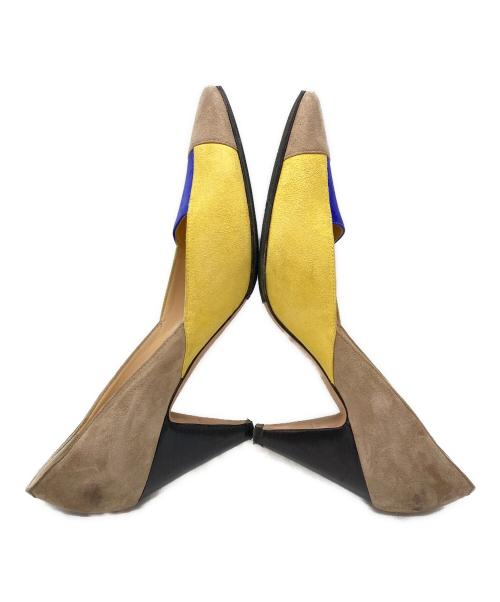 PELLICO（ペリーコ）PELLICO (ペリーコ) カラーブロックパンプス/Color-block pumps ベージュ サイズ:36の古着・服飾アイテム