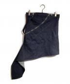 PRANK PROJECTプランクプロジェクト）の古着「Asymmetrical Denim Tunic/アシンメトリー・デニム・チュニック」｜インディゴ