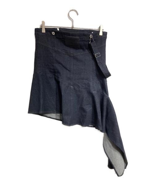 PRANK PROJECT（プランクプロジェクト）PRANK PROJECT (プランクプロジェクト) Asymmetrical Denim Tunic/アシンメトリー・デニム・チュニック インディゴ サイズ:Freeの古着・服飾アイテム