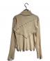 kotohayokozawa (コトハヨコザワ) プリーツカットソー/Pleated cut-and-sew top ブルー×ベージュ サイズ:Free：12000円