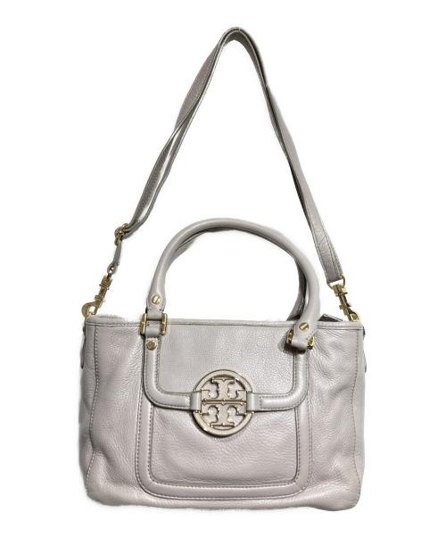 TORY BURCH（トリーバーチ）TORY BURCH (トリーバーチ) アマンダ2WAYバッグ/Amanda 2-Way Bag グレーの古着・服飾アイテム