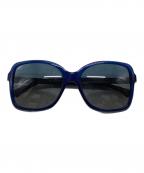 CHANELシャネル）の古着「ラインストーン付 サングラス/Rhinestone-embellished sunglasses」｜ネイビー