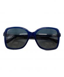 CHANEL（シャネル）の古着「ラインストーン付 サングラス/Rhinestone-embellished sunglasses」｜ネイビー