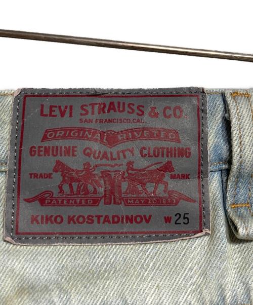 LEVI'S（リーバイス）LEVI'S (リーバイス) Kiko Kostadinov (キコ・コスタディノフ) カリーナエプロンスコート/Carina Apron Skirt インディゴ サイズ:63.5cm(W25）の古着・服飾アイテム